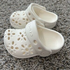 Like New Floral Crocs Toddler Girl